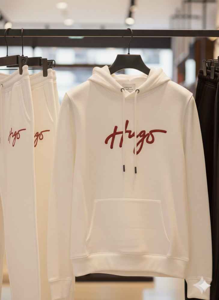 Hugo Boss Cream Premium Quality Winter Tracksuit-3