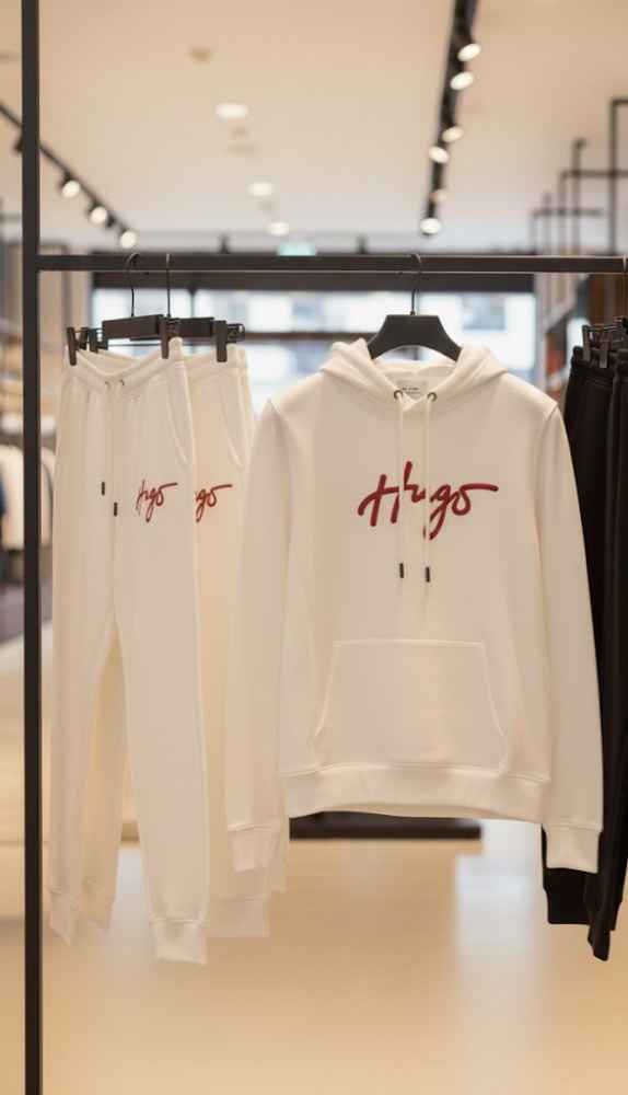 Hugo Boss Cream Premium Quality Winter Tracksuit-2