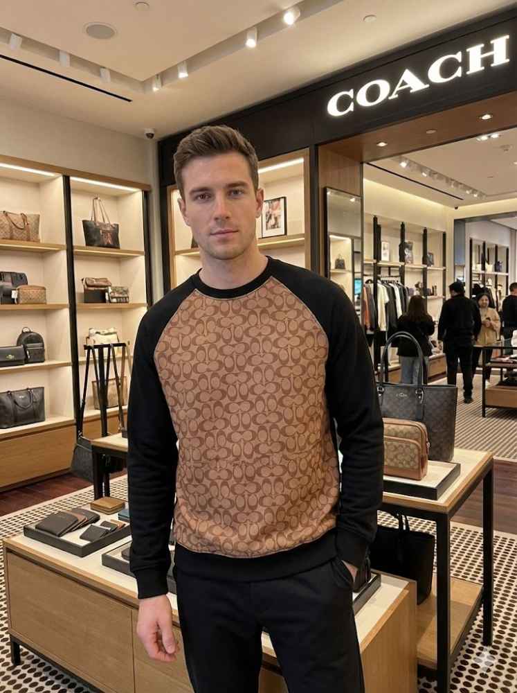 Coach Brown Premium Quality Sweatshirt-thumb-0