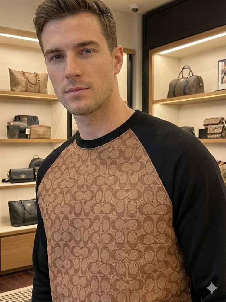 Coach Brown Premium Quality Sweatshirt-thumb-1