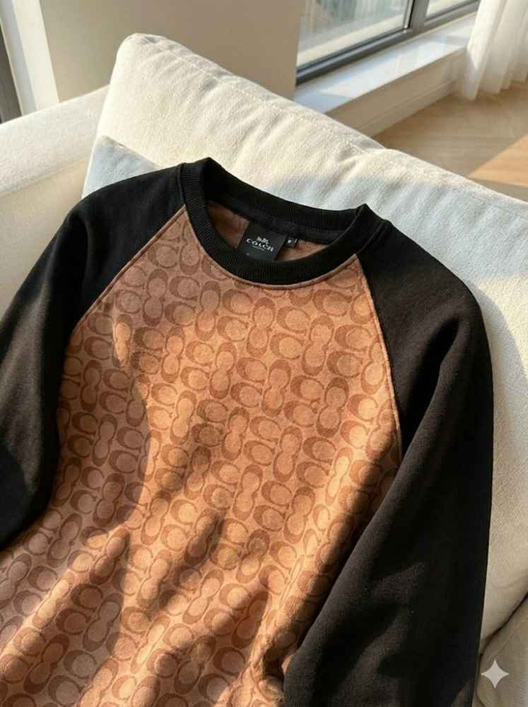 Coach Brown Premium Quality Sweatshirt-thumb-4