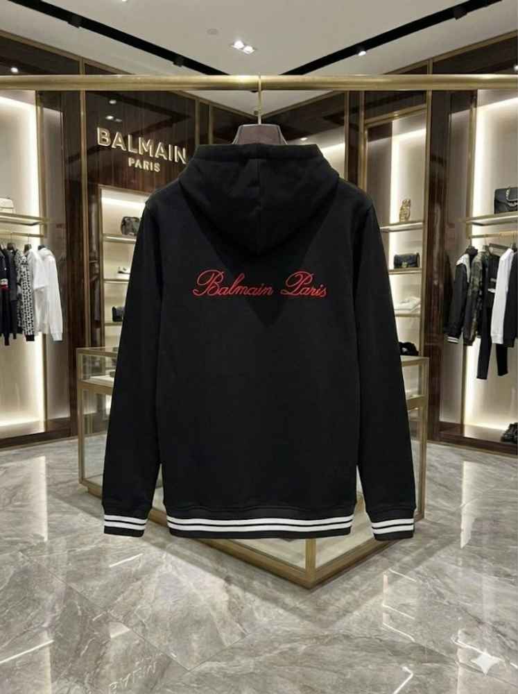 Balmain Black Premium Quality Hoodie-1
