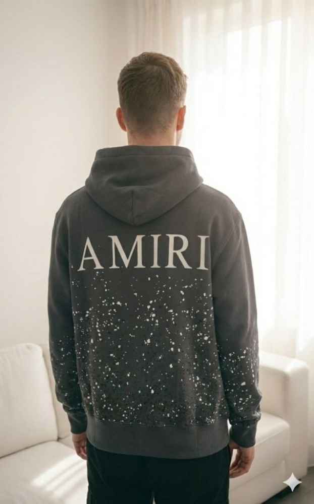 Amiri Dark Grey Premium Quality Hoodie-1