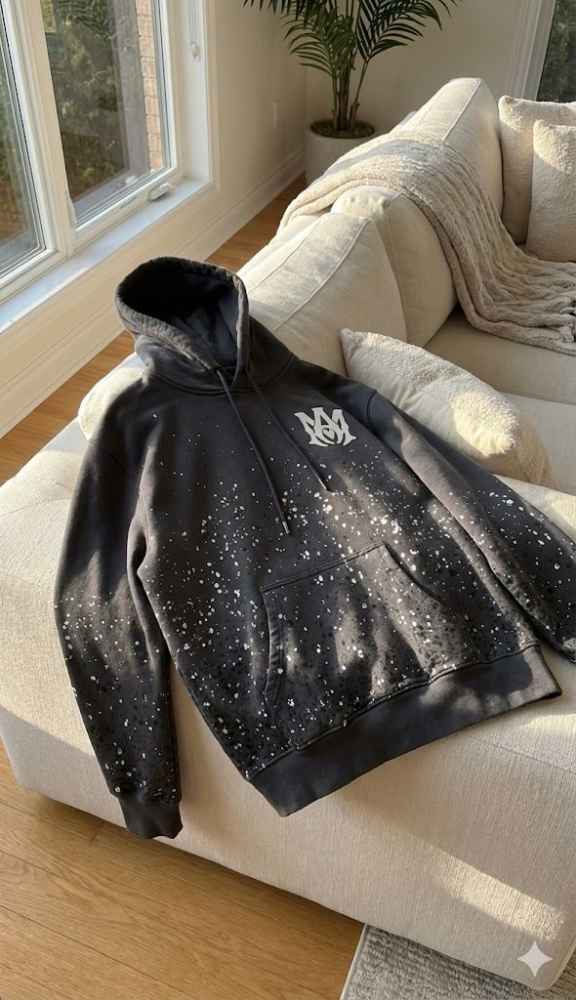 Amiri Dark Grey Premium Quality Hoodie-5