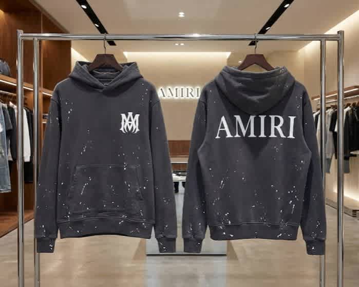 Amiri Dark Grey Premium Quality Hoodie-4
