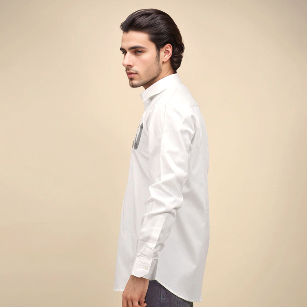 Louis Vuitton Monogram White Premium Cotton Shirt-2