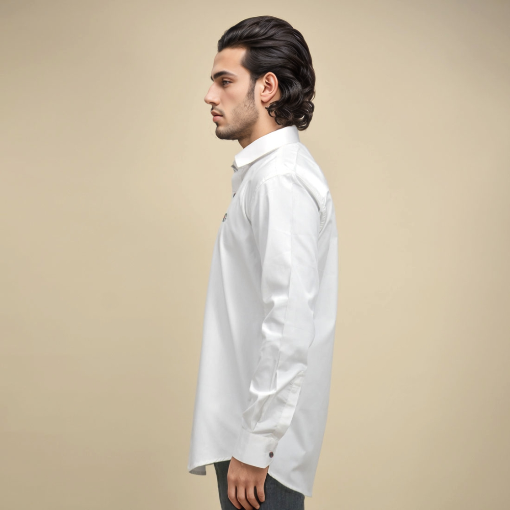 Gucci Embroidered logo White Premium Luxury Shirt-2