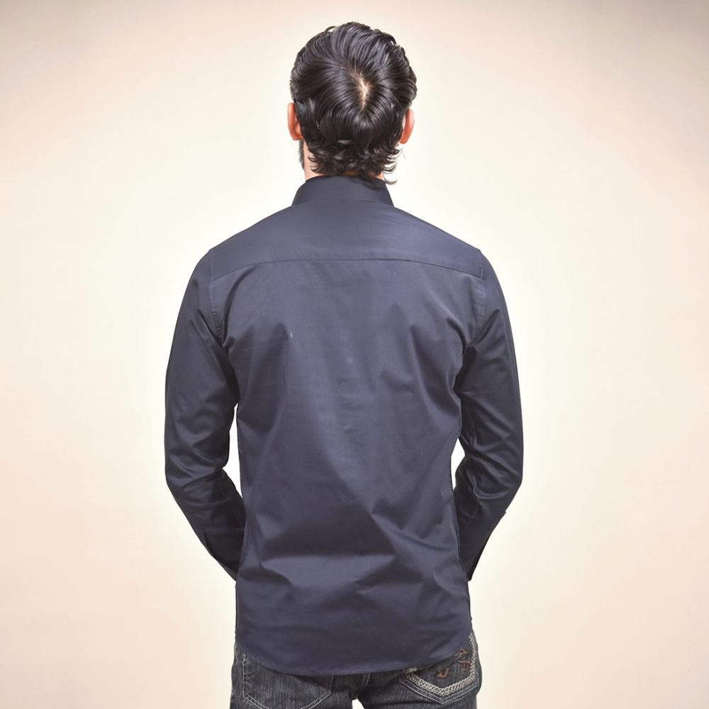 Gucci Embroidered logo Blue Premium Luxury Shirt-3