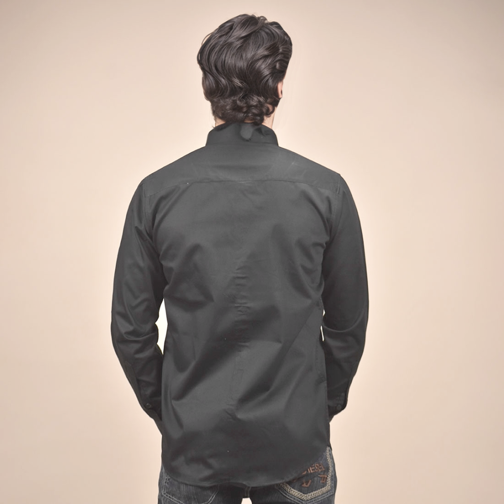 Armani Exchange logo Print Black Premium Shirt-3