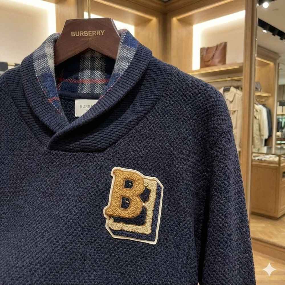 Burberry Blue Premium Quality Sweatshirt-thumb-1