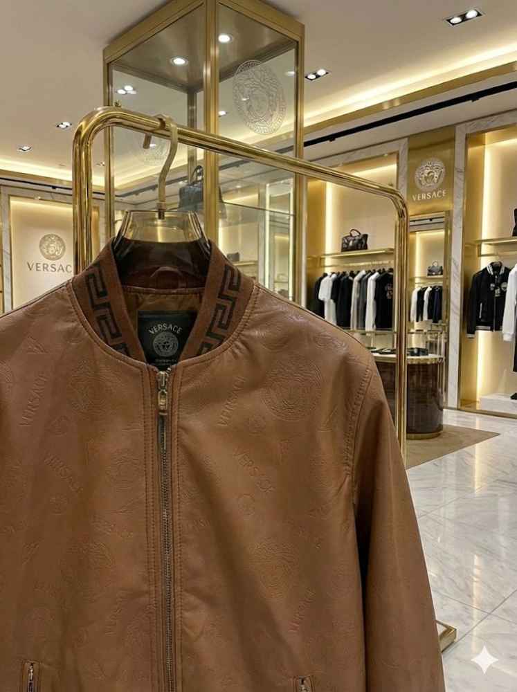 Versace Brown Imported Exclusive Premium Quality Jacket-5