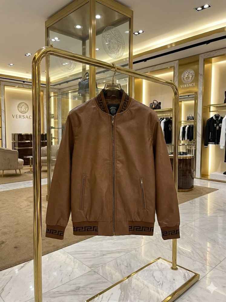 Versace Brown Imported Exclusive Premium Quality Jacket-3