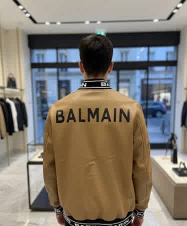 Balmain Brown Imported Exclusive Premium Quality Jacket-2