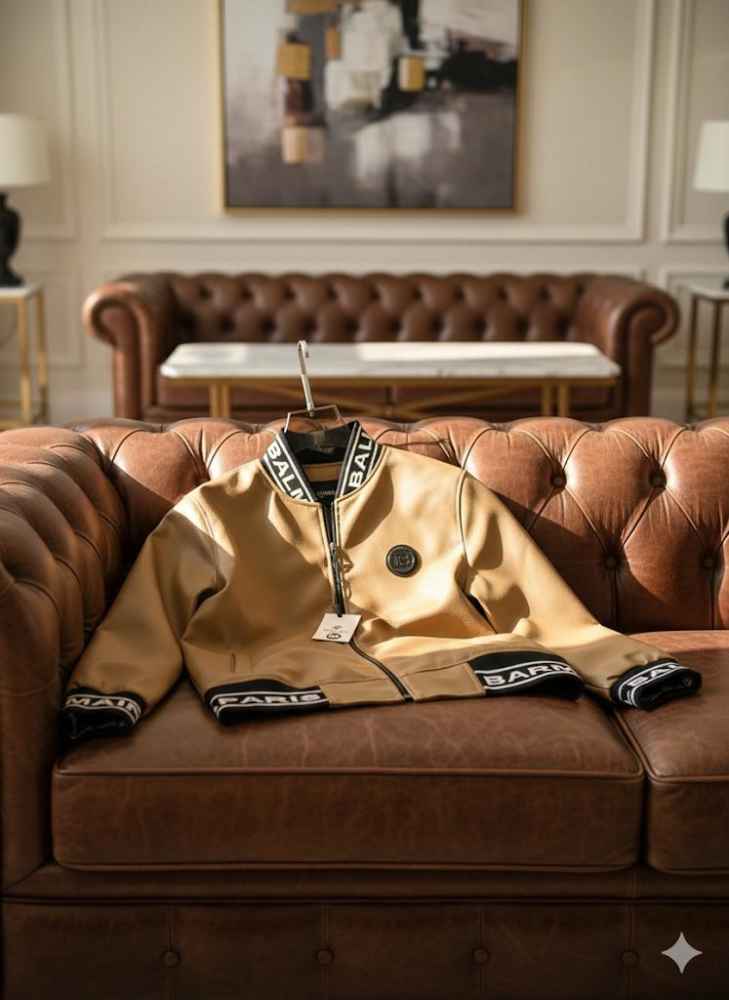 Balmain Brown Imported Exclusive Premium Quality Jacket-3