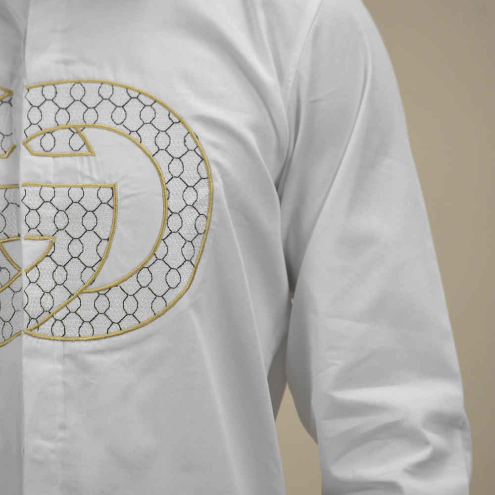 Gucci White Premium Quality Shirt-thumb-4
