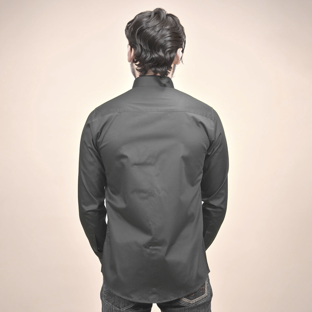 Gucci Embroidered logo Black Luxury Shirt-3