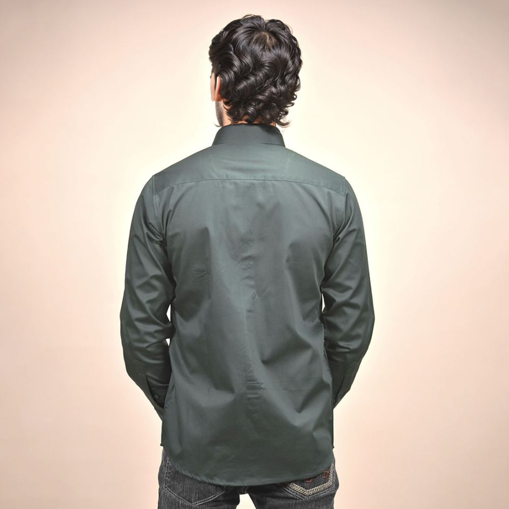 Gucci Embroidered logo Green Luxury Shirt-3