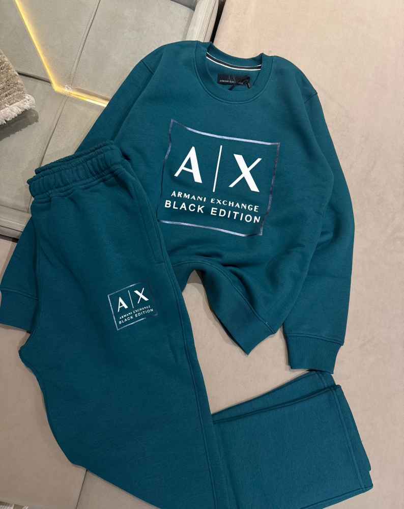 Armani Exchange Green Premium Quality Co-ord Set-thumb-0