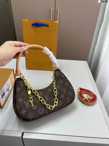 Louis Vuitton Brown Catchy Premium Quality Handbag-1
