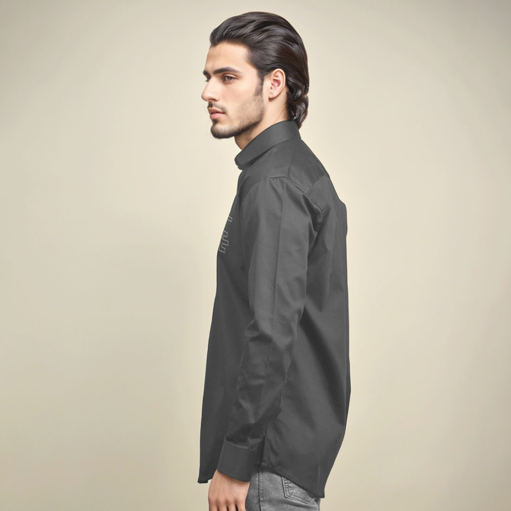 Armani Exchange Printed Black Premium Shirt-2