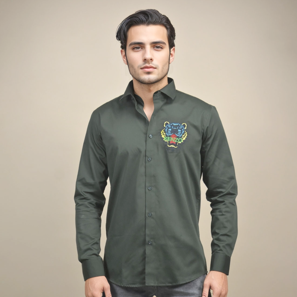 KENZO Green Premium Quality Shirt-2