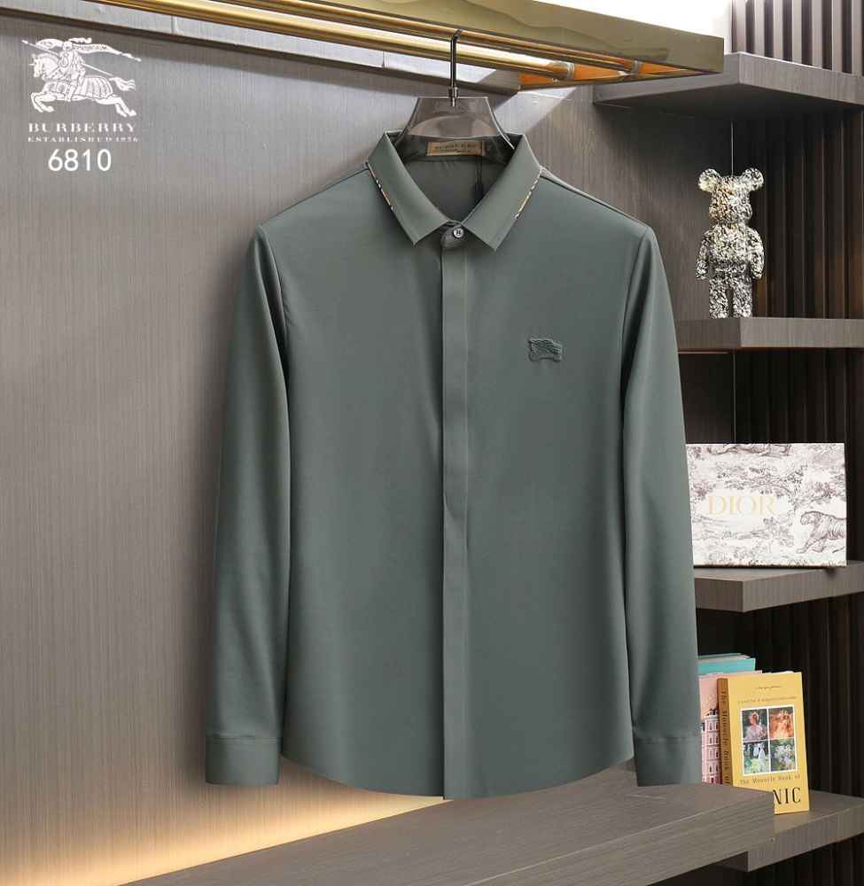Burberry Green Premium Quality Shirt-thumb-0