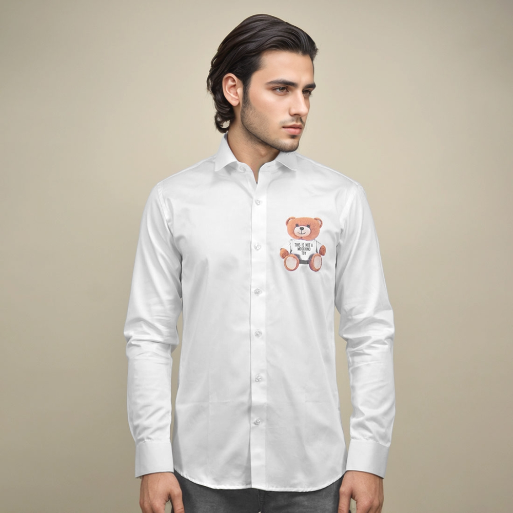 Moschino White Premium Quality Shirt-1