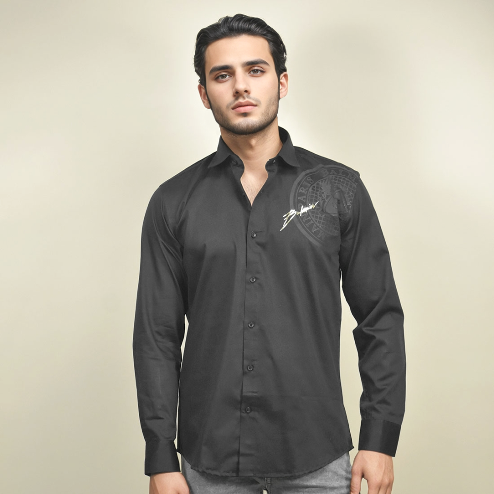 Balmain Black Premium Quality Shirt-1