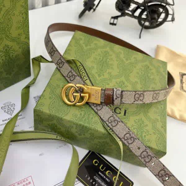 Gucci Brown Premium Quality Belt-thumb-0