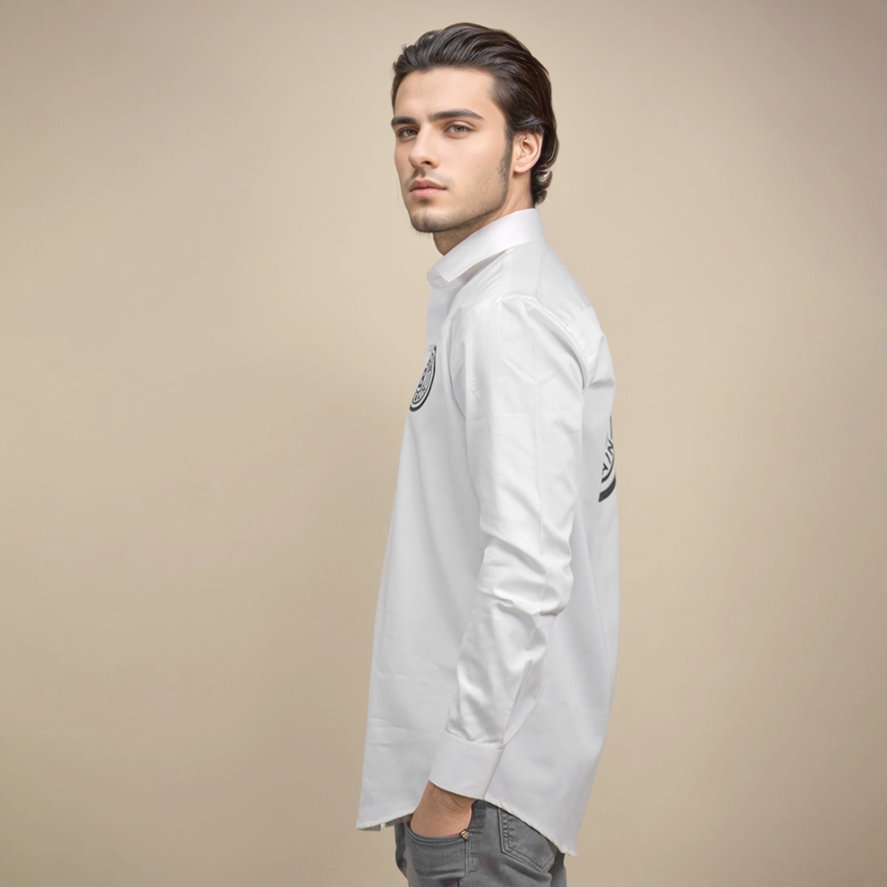 Balmain White Premium Quality Shirt-2