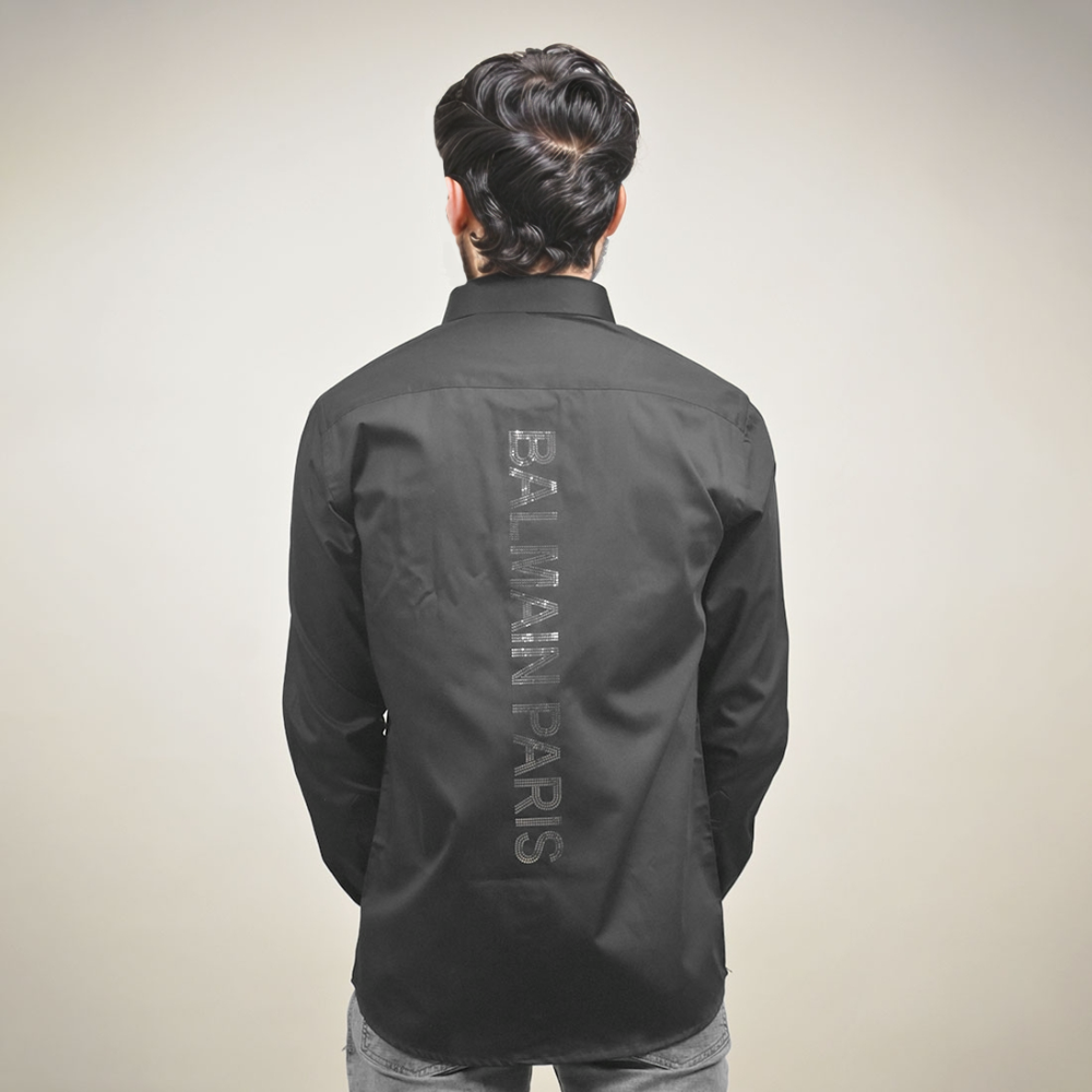 Balmain Black Premium Quality Shirt-3