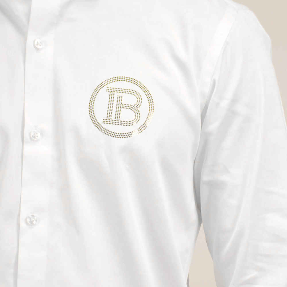 Balmain White Premium Quality Shirt-4