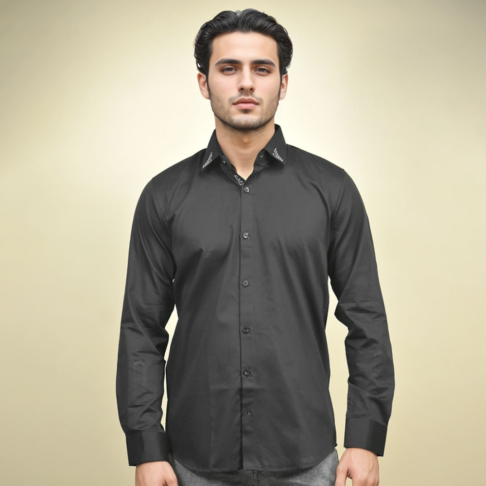Emporio Armani Black Premium Quality Shirt-1