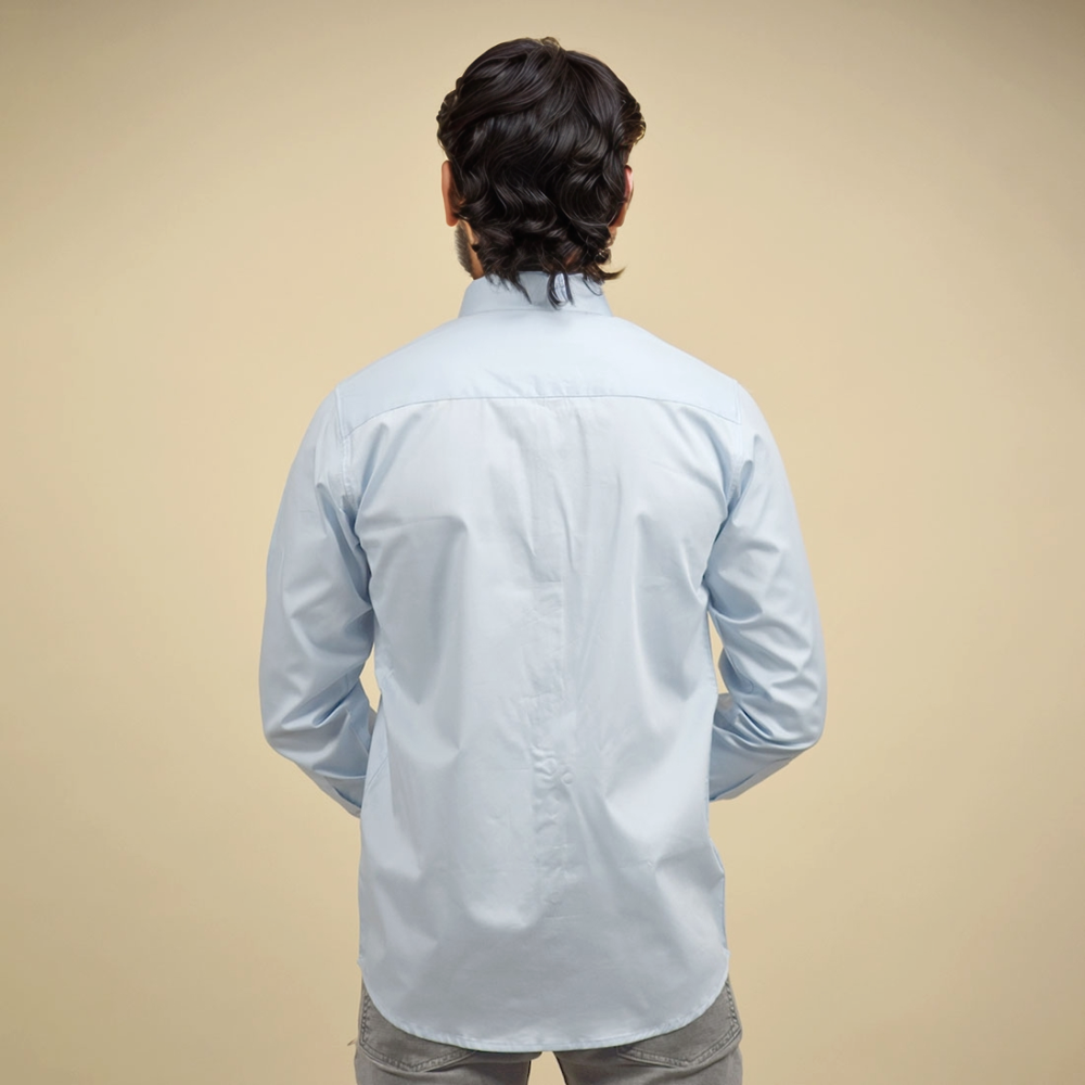 Louis Vuitton Sky Blue Premium Quality Shirt-3