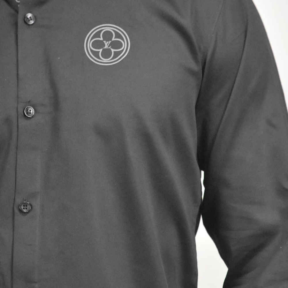 Louis Vuitton Black Premium Luxury Shirt-4