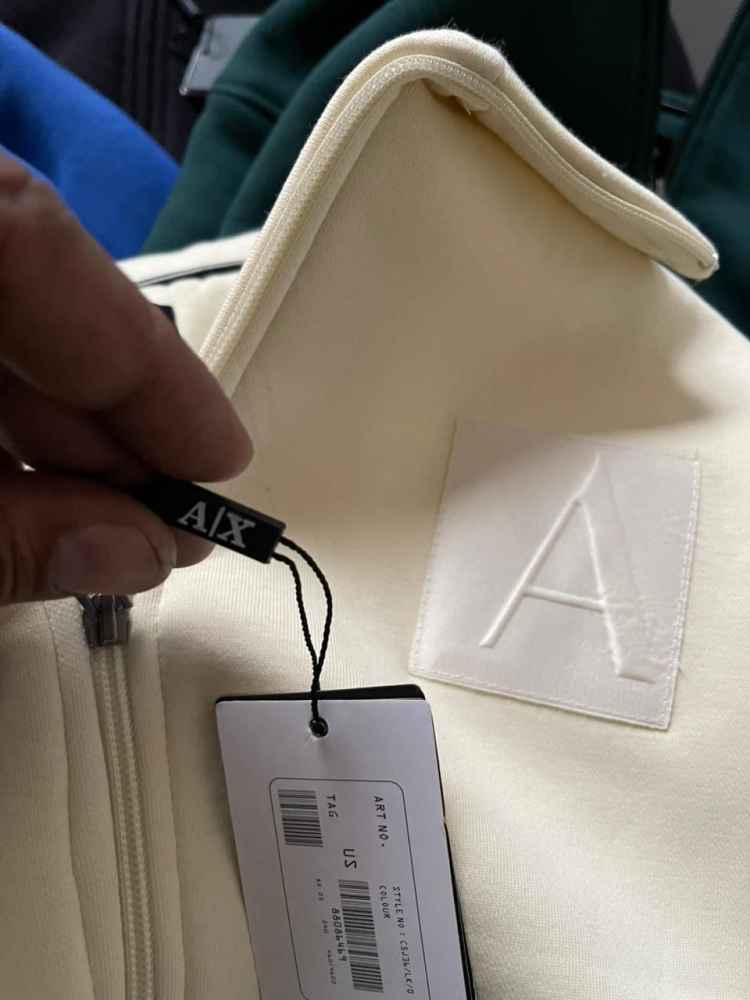 Armani Exchange Cream Authentic Zippers-thumb-2