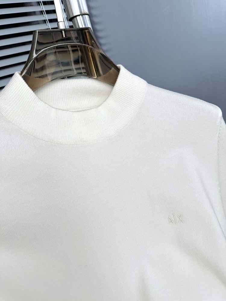 Armani Exchange White Premium Quality Sweatshirt-thumb-4