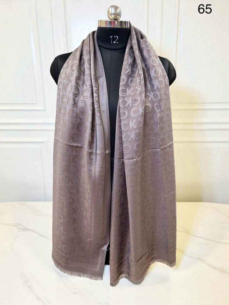 Calvin Klein Cashmere Brown Premium Quality Reversible Stole-1