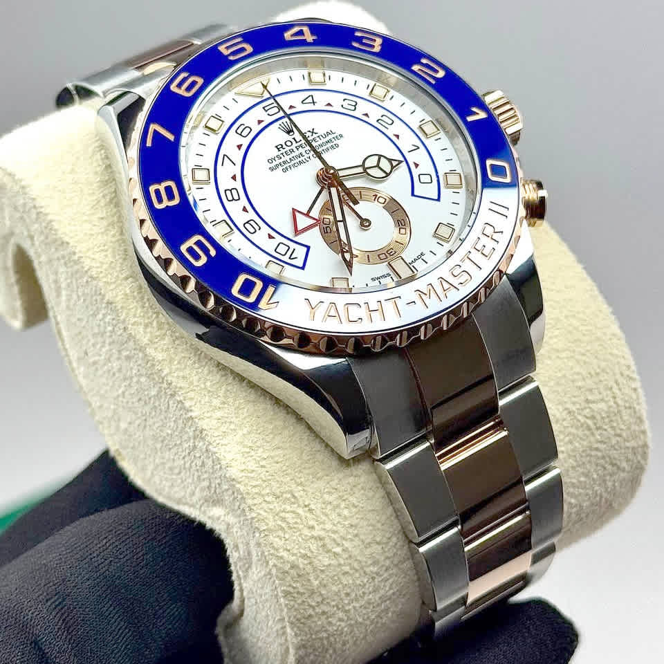 Rolex Yacht-Master II Oystersteel and Everose Gold Men's Watch 116681-6