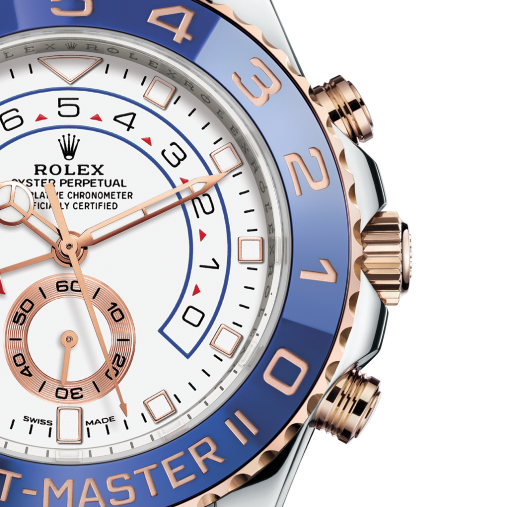 Rolex Yacht-Master II Oystersteel and Everose Gold Men's Watch 116681-2