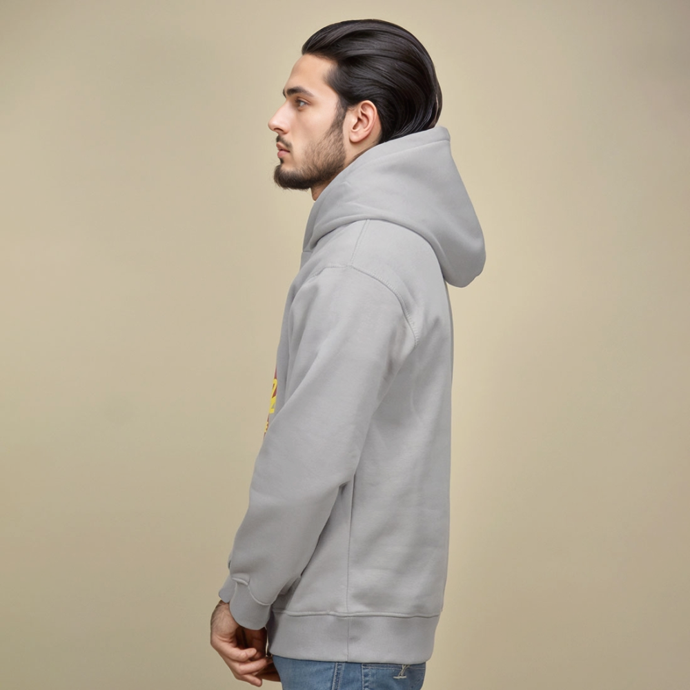 Louis Vuitton Heart Print Grey Premium Hoodie-2