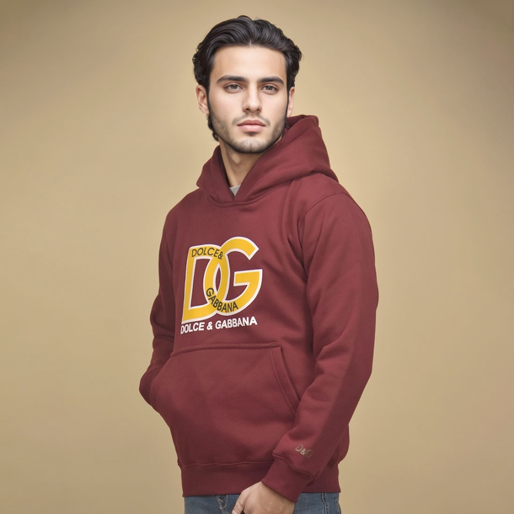 Dolce & Gabbana Wine Premium Quality Hoodie-thumb-0