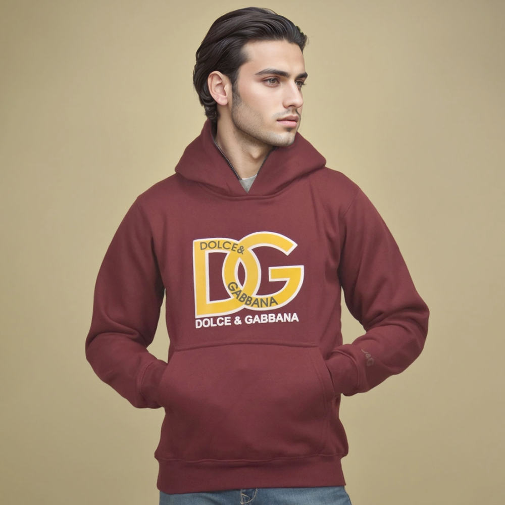 Dolce & Gabbana Wine Premium Quality Hoodie-thumb-1