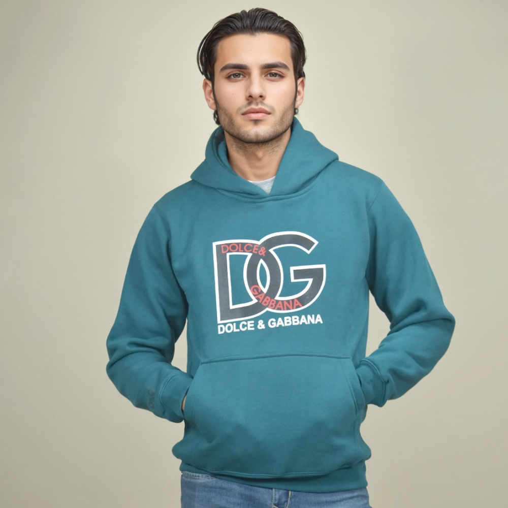 Dolce & Gabbana Turquoise Premium Quality Hoodie-1