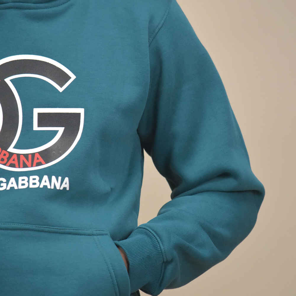 Dolce & Gabbana Turquoise Premium Quality Hoodie-4