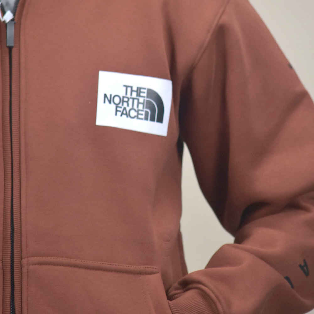 The North Face Dark Brown Premium Quality Hoodie-thumb-4