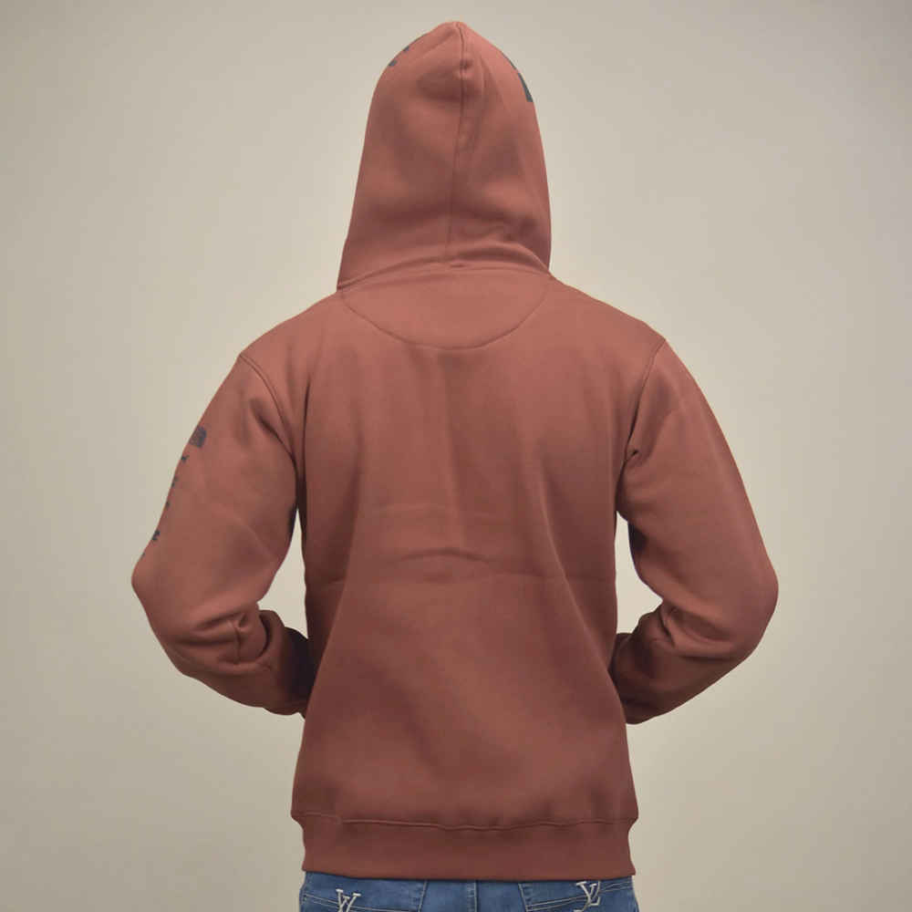 The North Face Dark Brown Premium Quality Hoodie-thumb-3