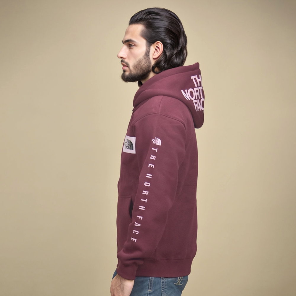 The North Face Wine Premium Quality Hoodie-thumb-2