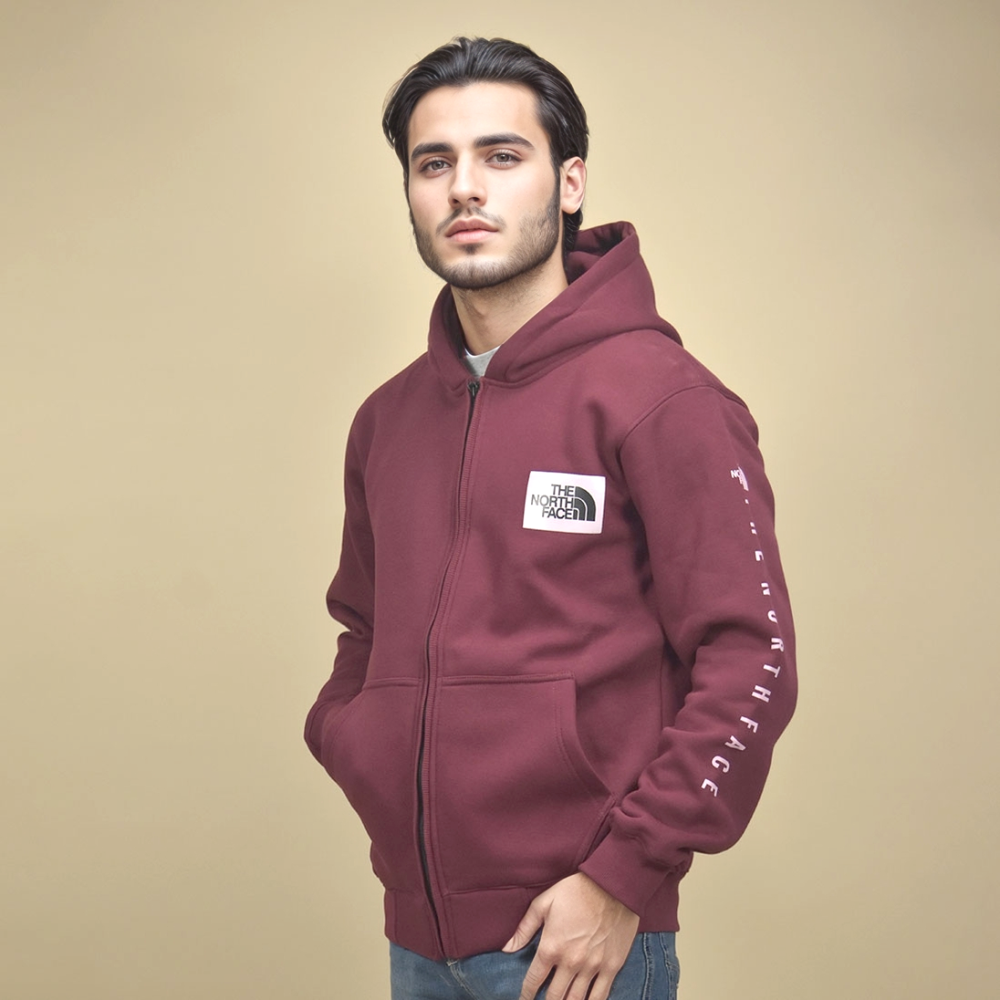 The North Face Wine Premium Quality Hoodie-thumb-0