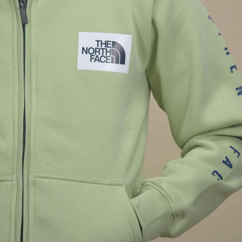 The North Face Light Green Premium Quality Hoodie-4